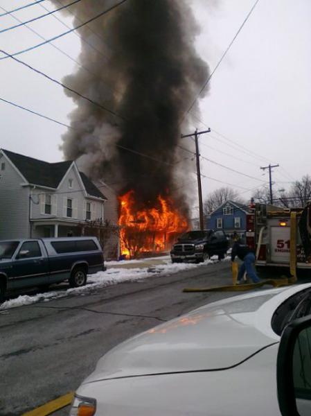 North Maple Ave House Fire, 2-2-2010
